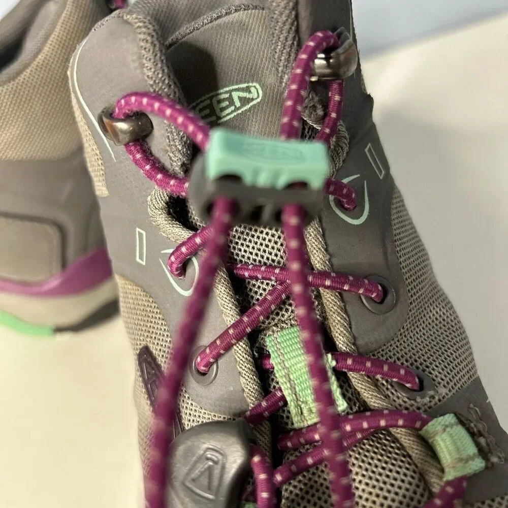 Keen Terradora II Mid Waterproof Hiking Boots US 1 Grey/Purple